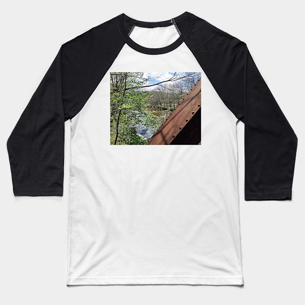 Saco River, White Mountains, New Hampshire, US Baseball T-Shirt by allthumbs